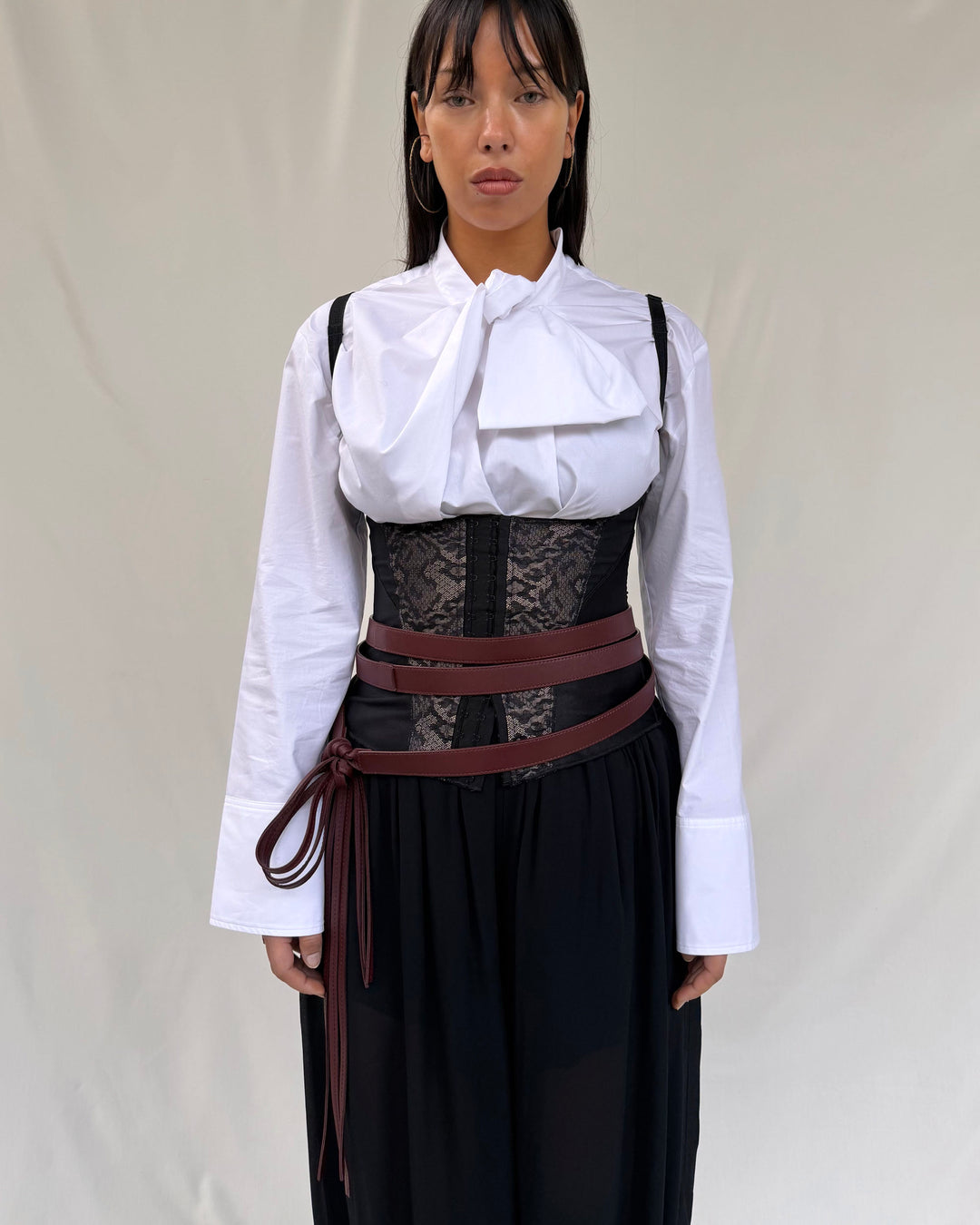 EVA HARNESS BELT BURGUNDY