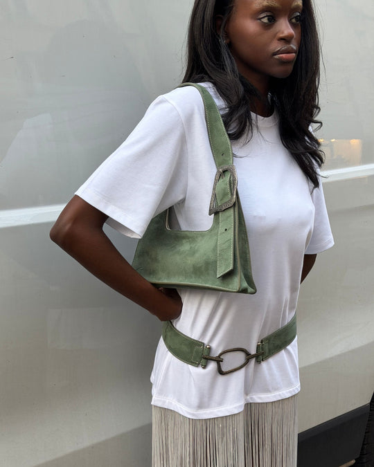 MATI BELT SAGE SUEDE