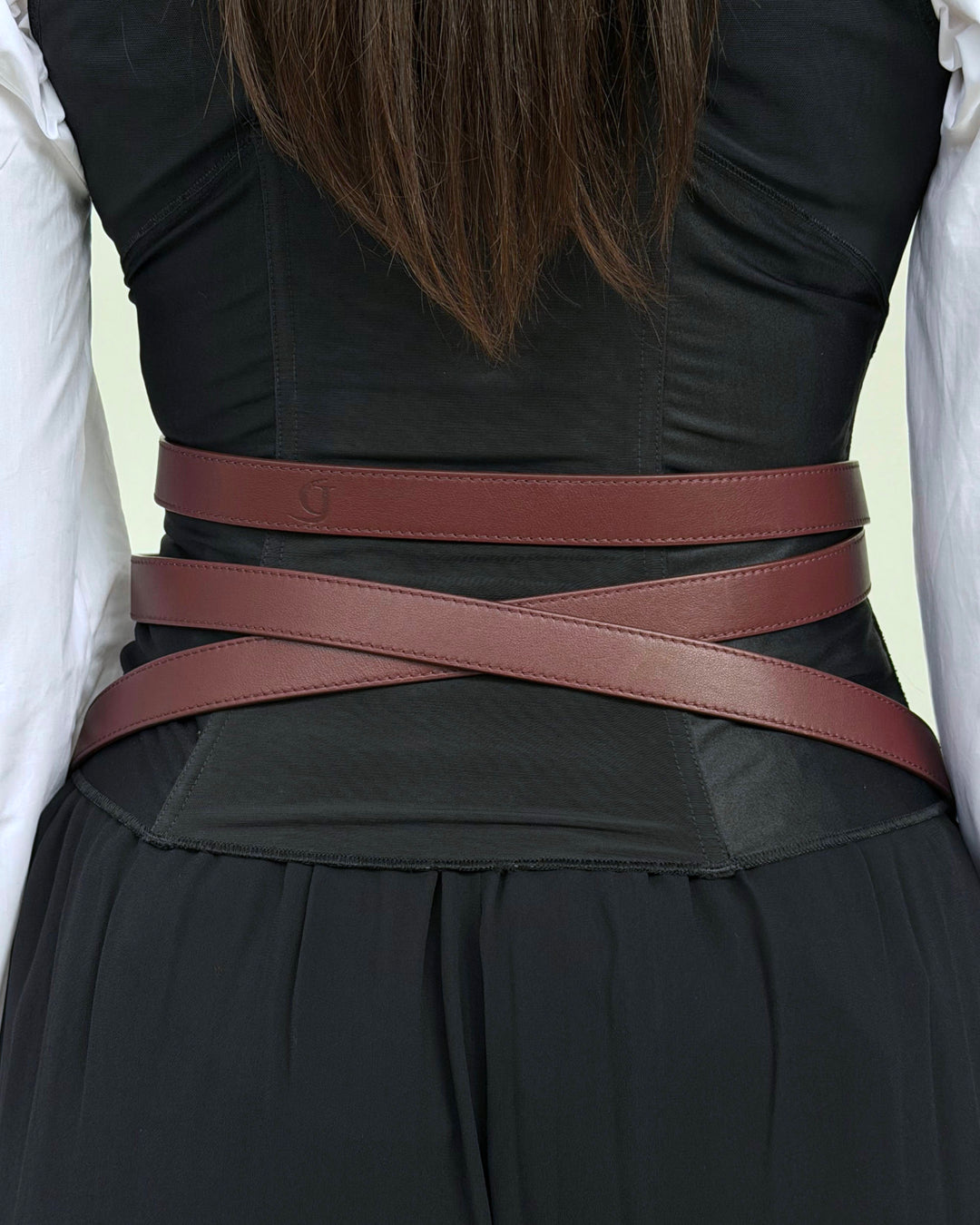 EVA HARNESS BELT BURGUNDY