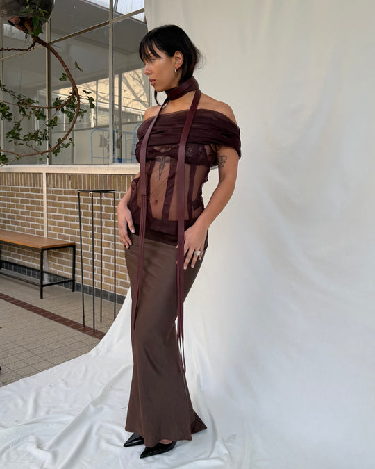 EVA HARNESS BELT BURGUNDY