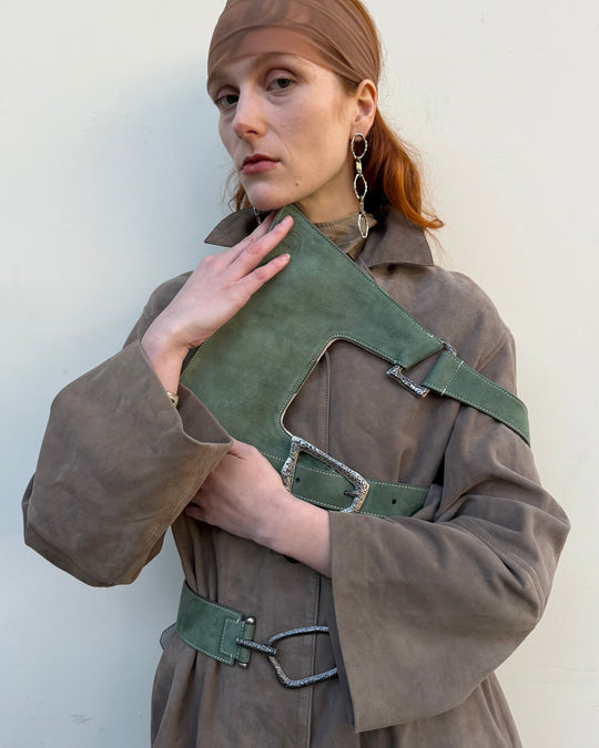 GIGI BAG SAGE SUEDE
