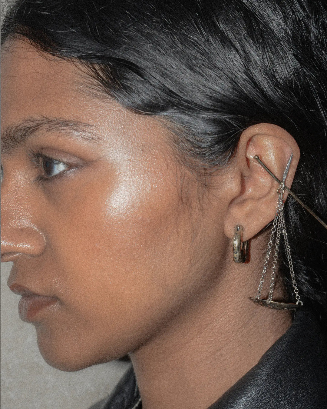 BILANCIA SINGLE EARRING BRONZE