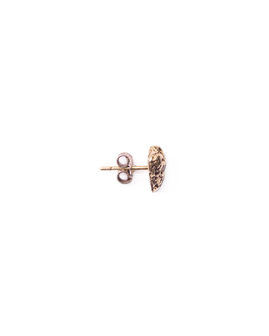 CUORE SINGLE STUD BRONZE pack shot side angle