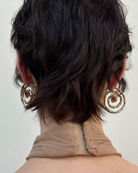 VORTEX HOOP EARRINGS