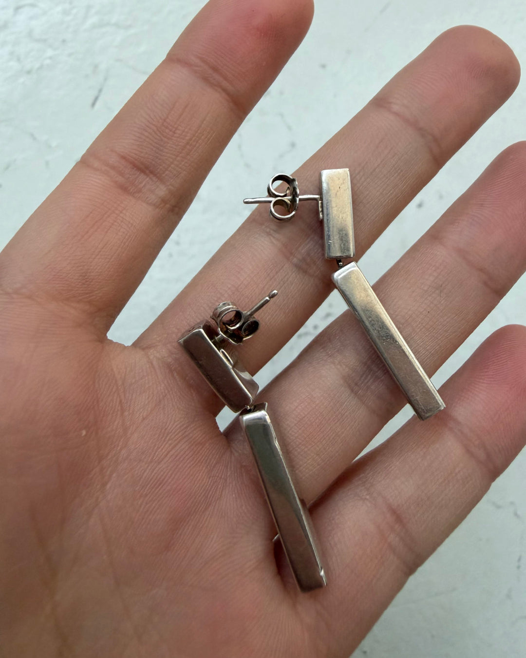 LINEAR BLOCK EARRINGS