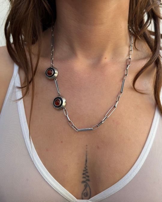 AMBER EYES NECKLACE