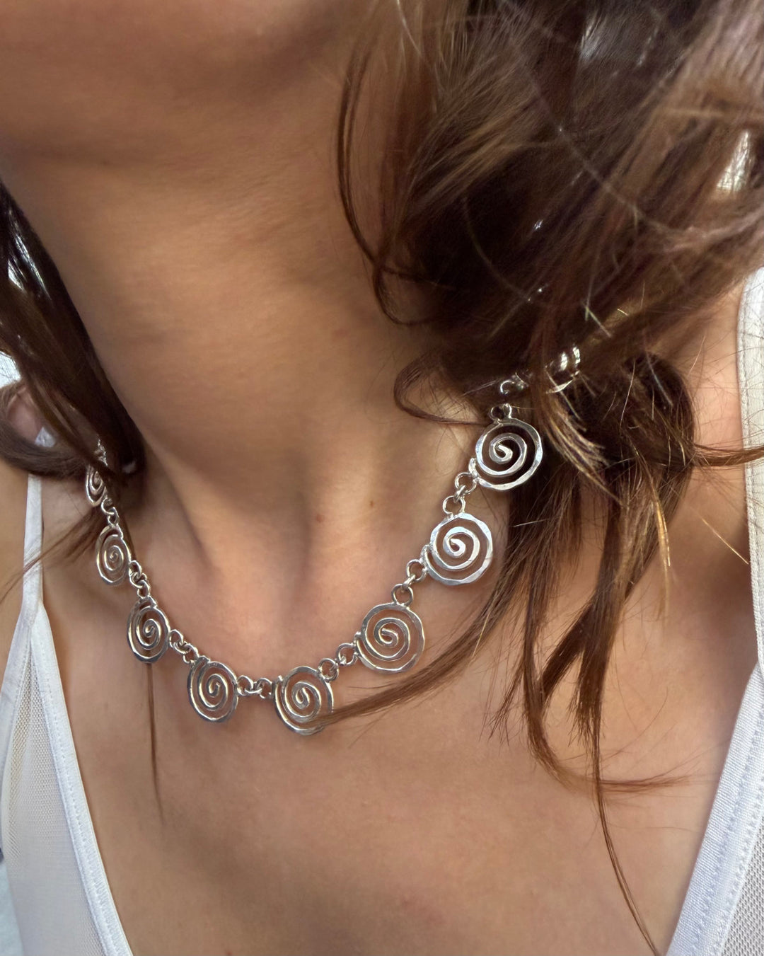 MEXICAN SPIRAL NECKLACE