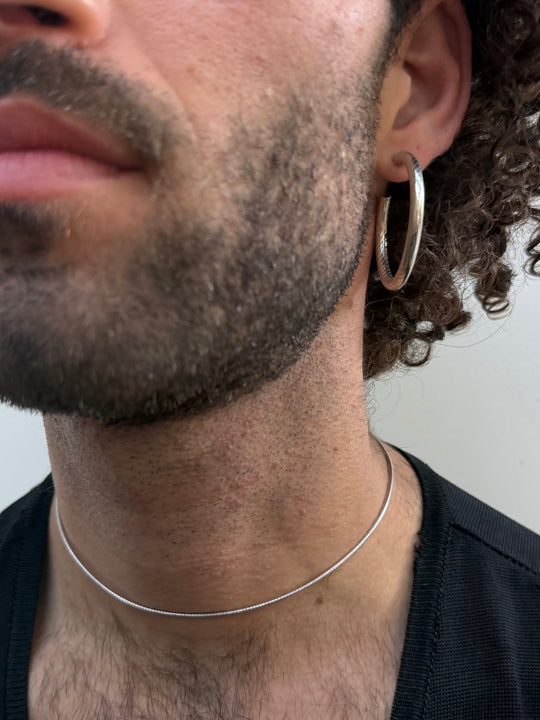 ROPE LARGE HOOPS
