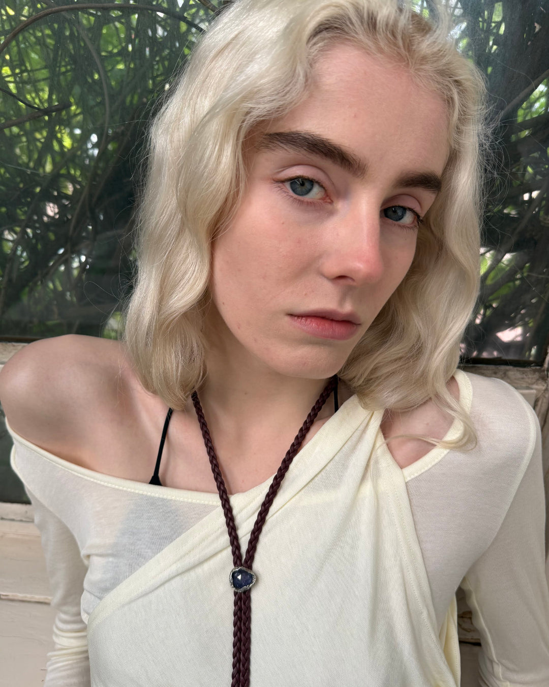 KUNZITE BOLO TIE