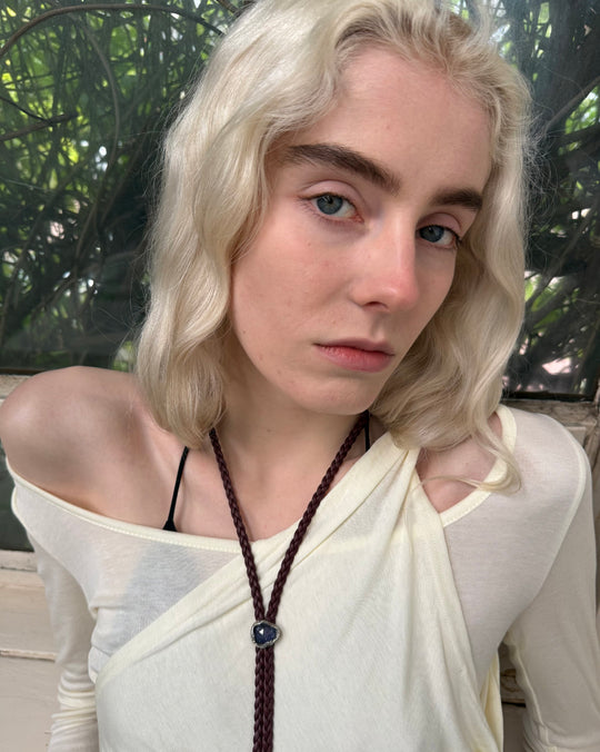 KUNZITE BOLO TIE