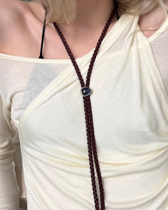 KUNZITE BOLO TIE
