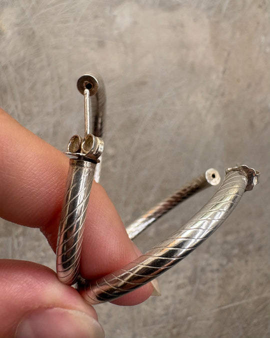 ROPE LARGE HOOPS