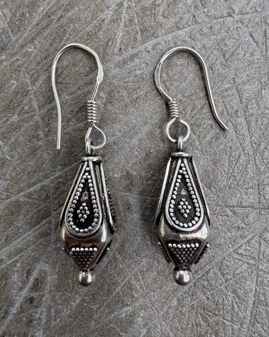 DOTTED DROP EARRINGS