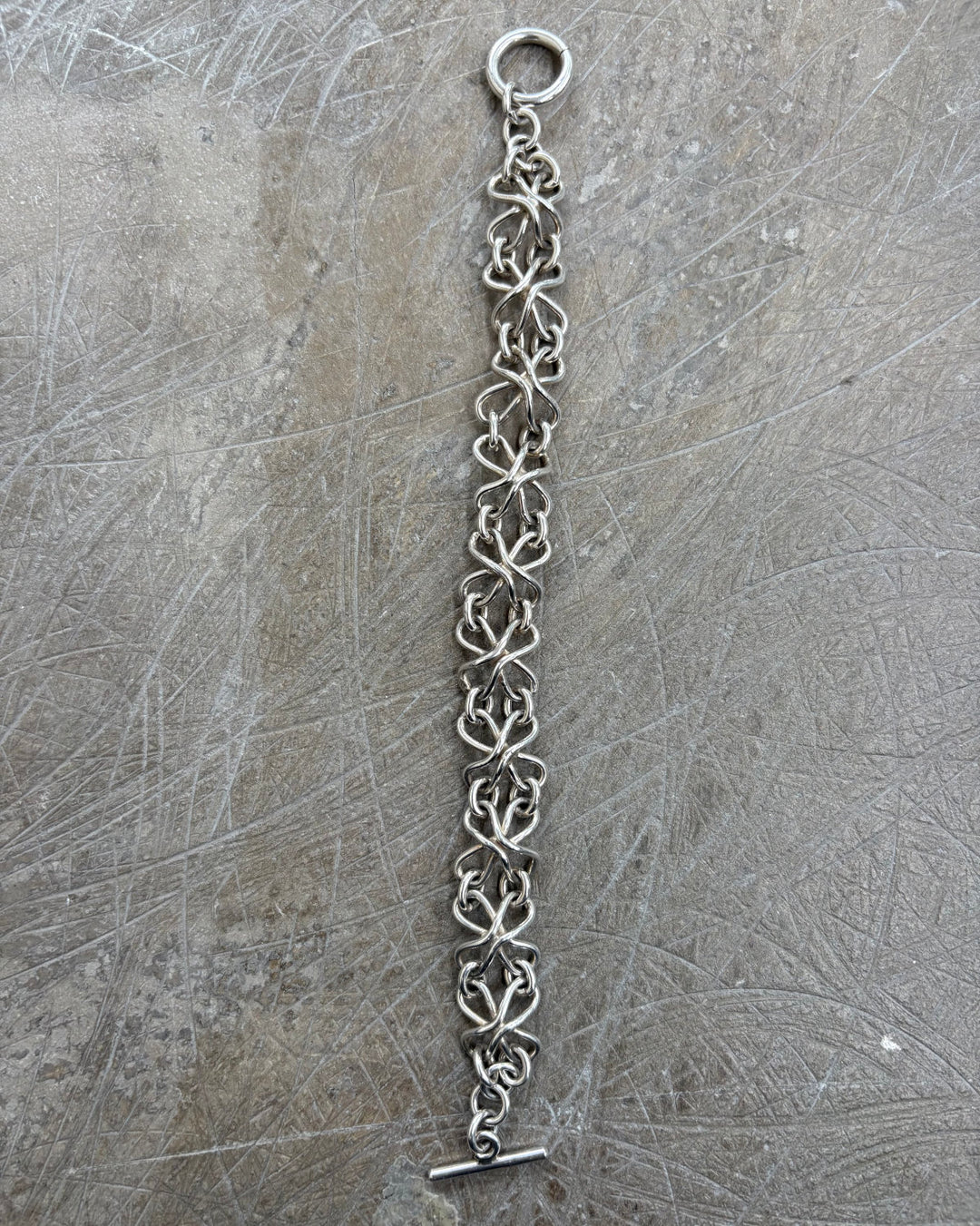ABSTRACT FLOWER BRACELET