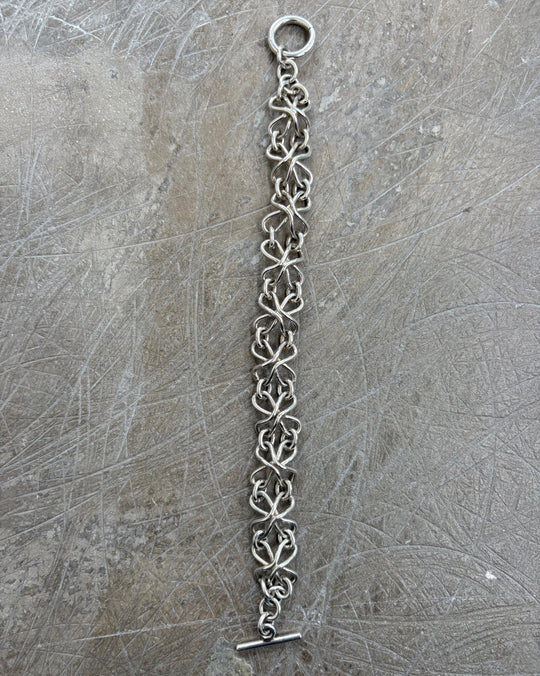 ABSTRACT FLOWER BRACELET