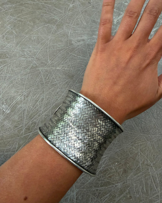 WOVEN BASKET CUFF