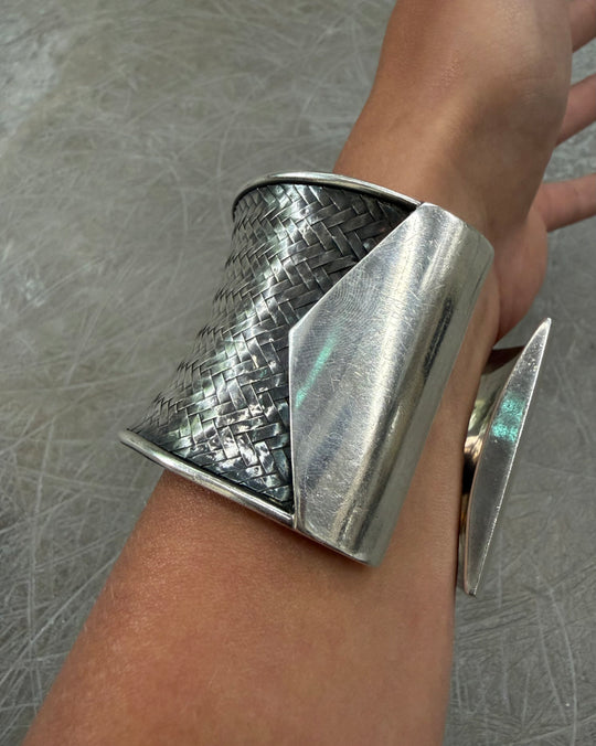 WOVEN BASKET CUFF