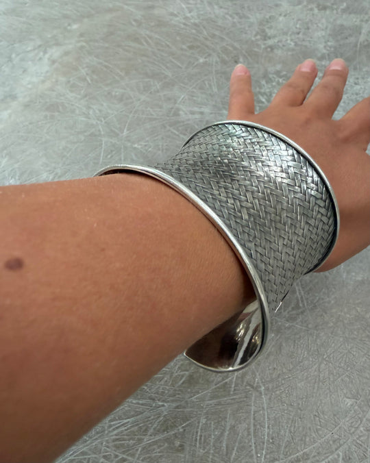 WOVEN BASKET CUFF