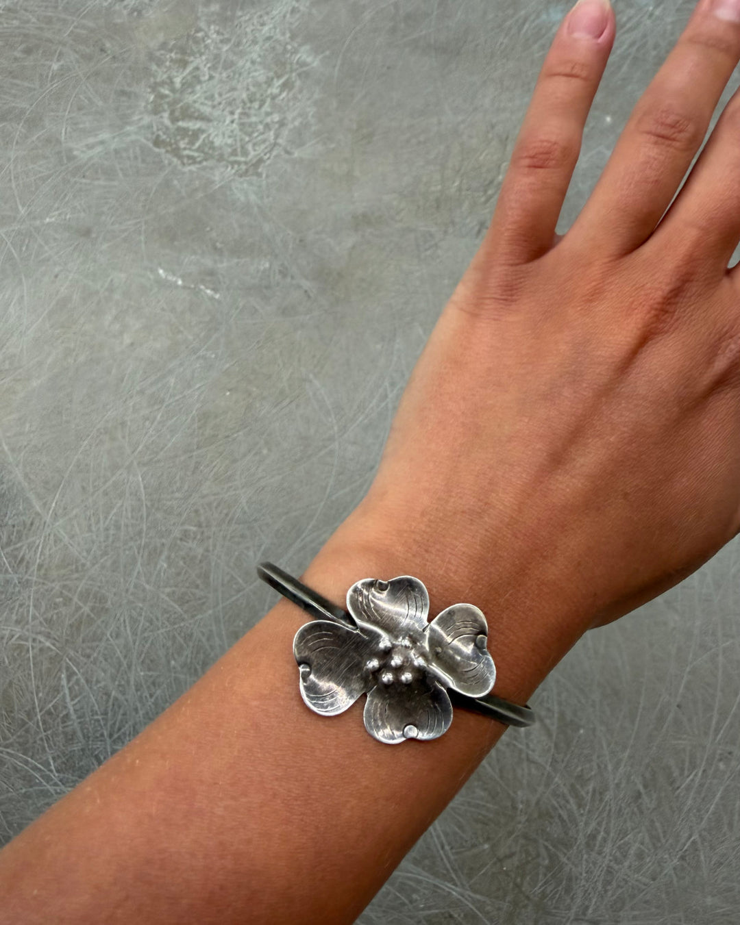 SCULPTURAL PETAL CUFF