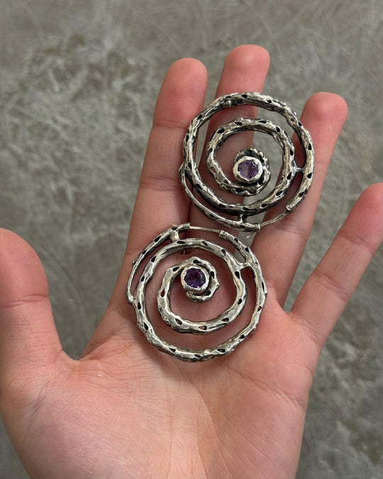 VORTEX HOOP EARRINGS