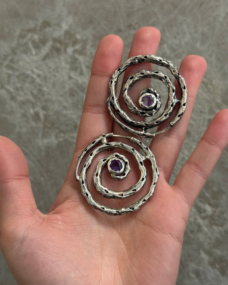 VORTEX HOOP EARRINGS
