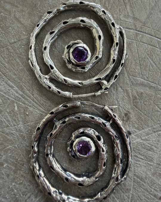 VORTEX HOOP EARRINGS