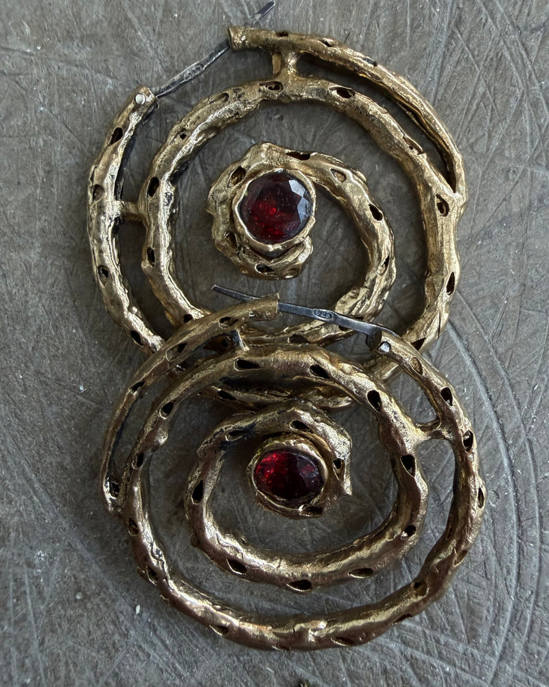 VORTEX HOOP EARRINGS