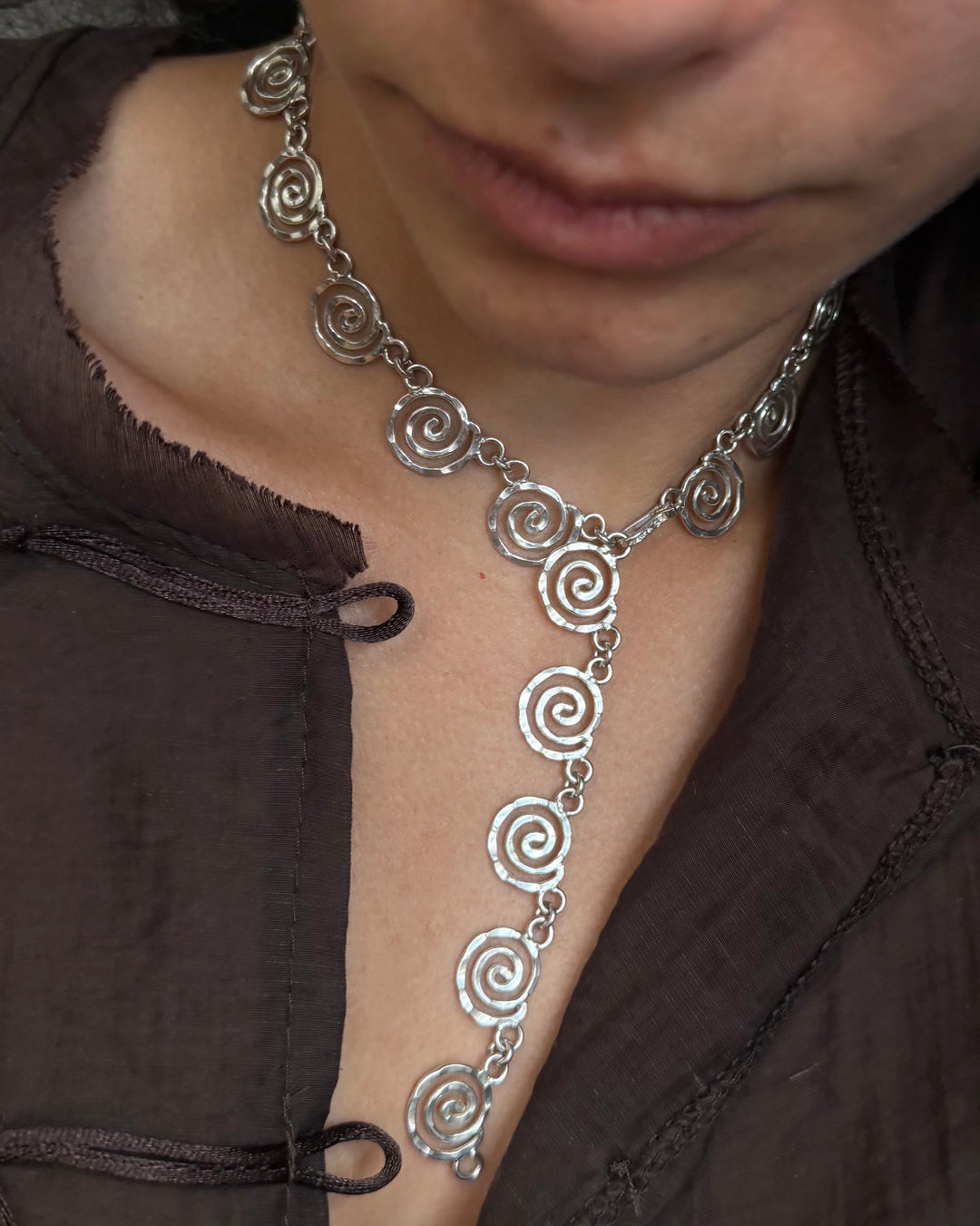 MEXICAN SPIRAL NECKLACE