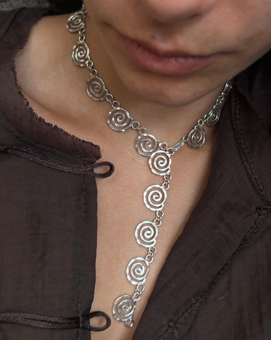 MEXICAN SPIRAL NECKLACE