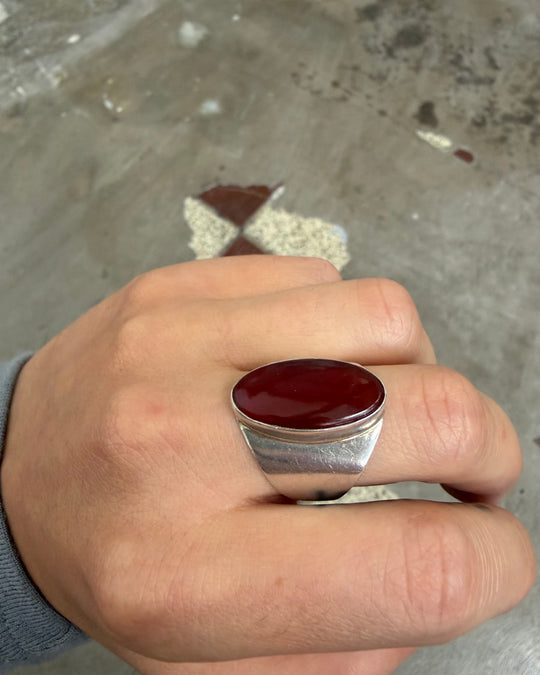 BLOODY CARNELIAN RING