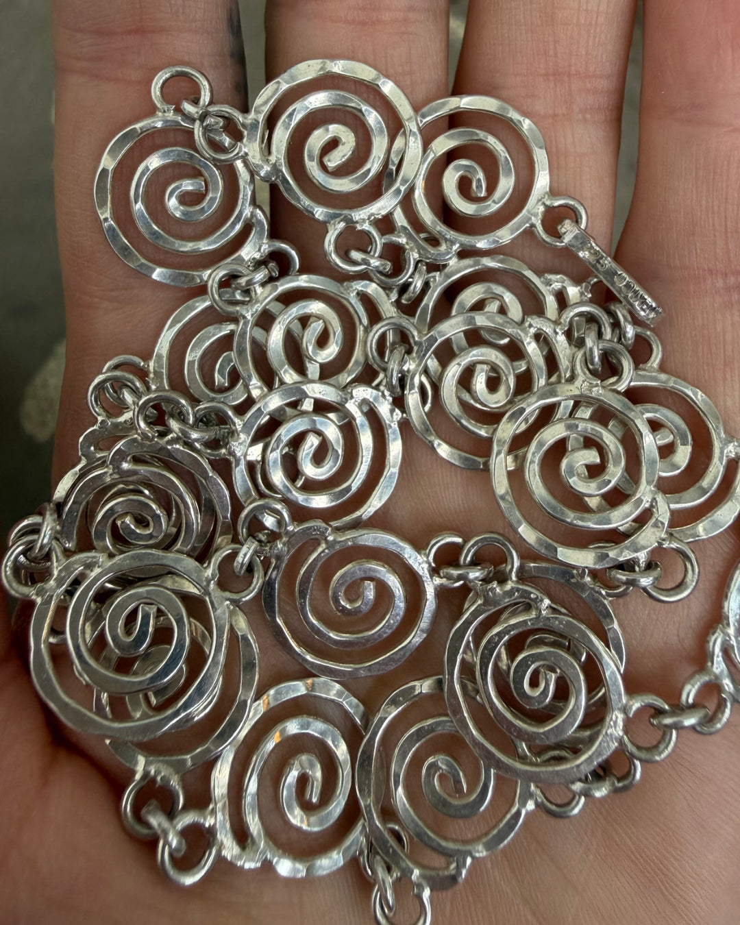 MEXICAN SPIRAL NECKLACE