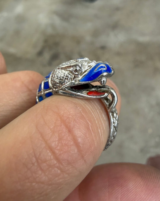 BLUE DRAGON RING