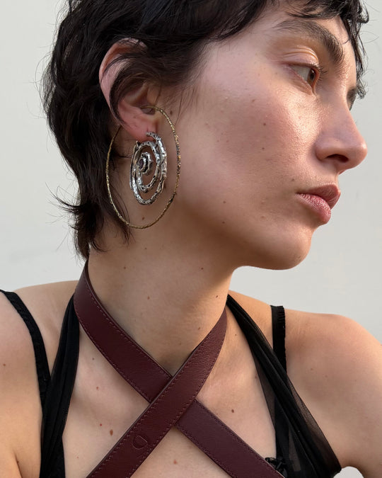 VORTEX HOOP EARRINGS