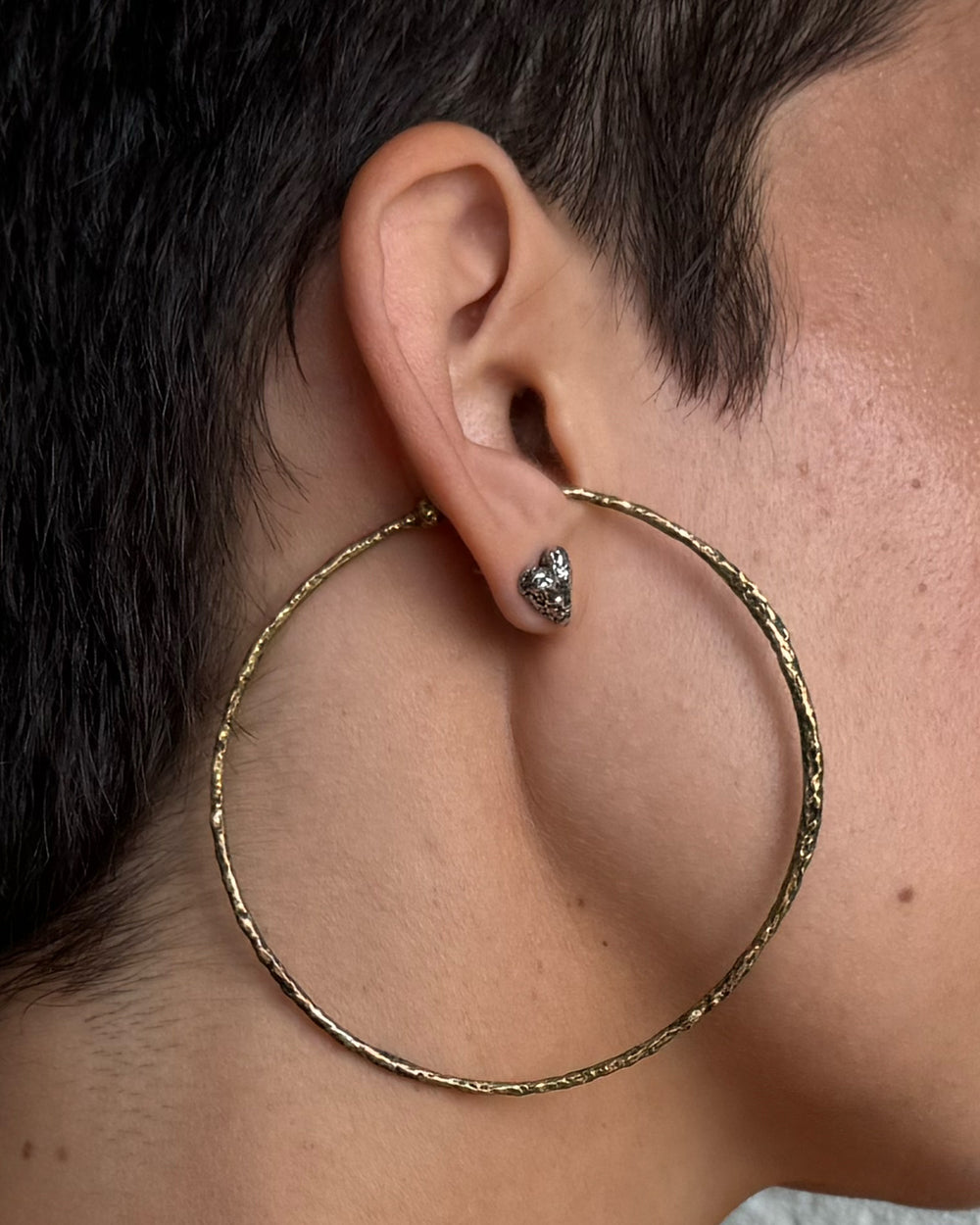 HALO SINGLE EAR CUFF BIG BRONZE