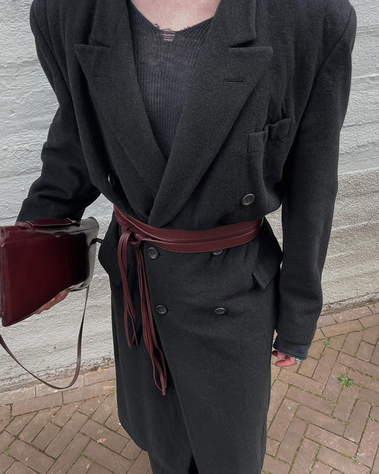 EVA HARNESS BELT BURGUNDY