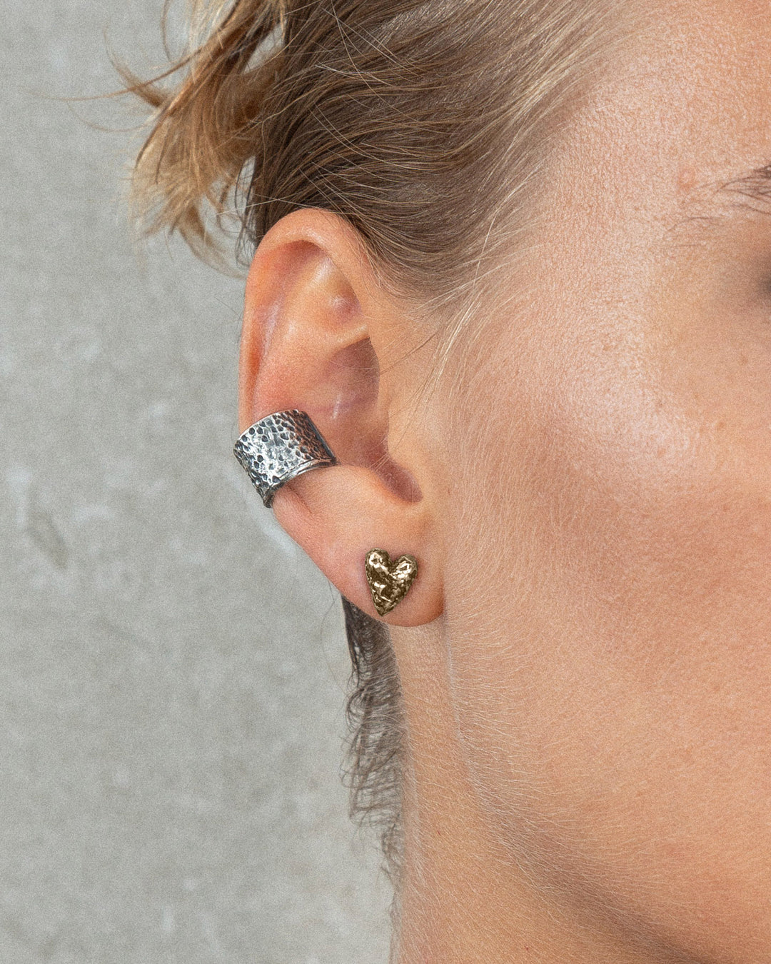 CUORE SINGLE STUD BRONZE