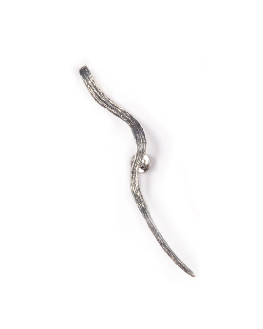 FIUME SINGLE EARRING SILVER