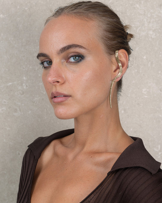 FIUME SINGLE EARRING BRONZE