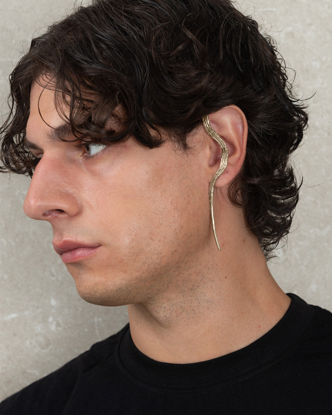 FIUME SINGLE EARRING BRONZE