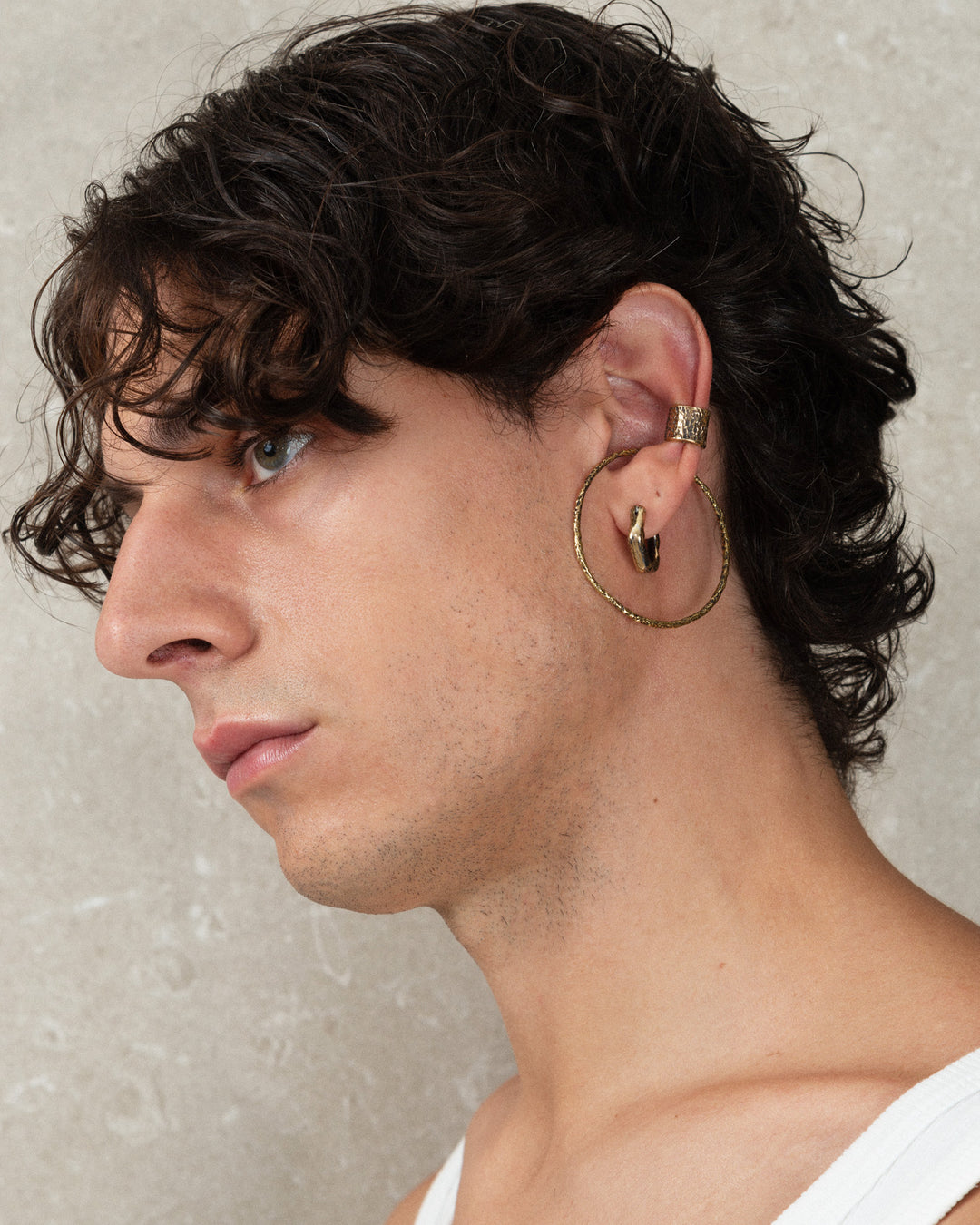 HALO SINGLE EAR CUFF SMALL BRONZE