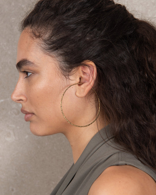 HALO SINGLE EAR CUFF BIG BRONZE
