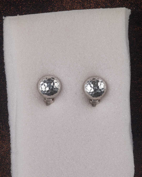 HAMMERED CLIP EARRINGS