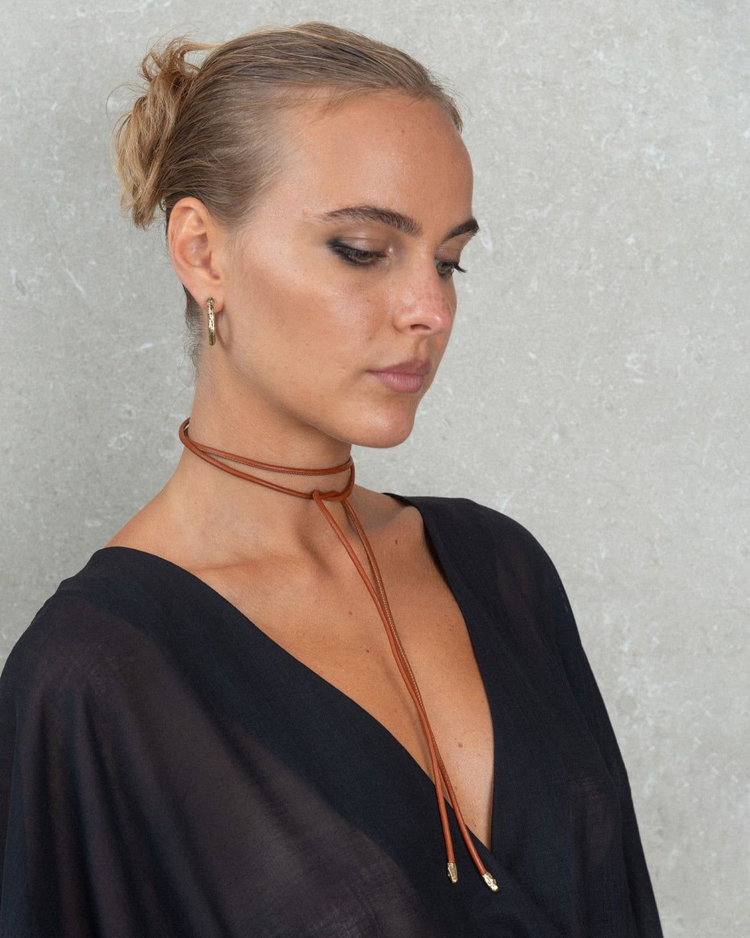LACCIO CHOKER TERRA BRONZE