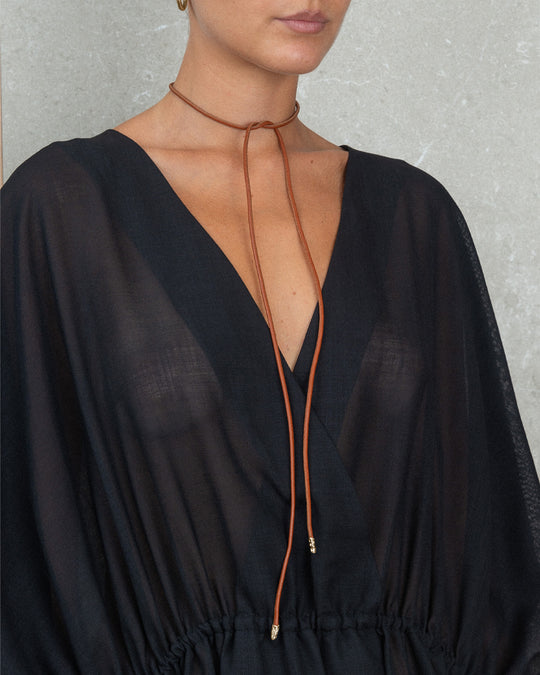 LACCIO CHOKER TERRA BRONZE