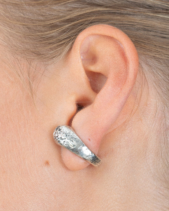 ORB SINGLE STUD SILVER