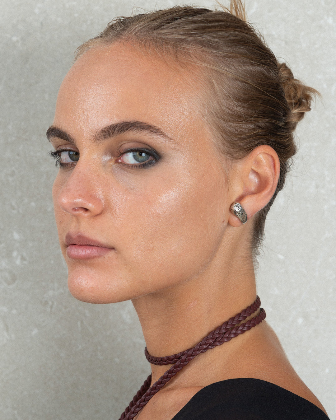 ORB SINGLE STUD SILVER