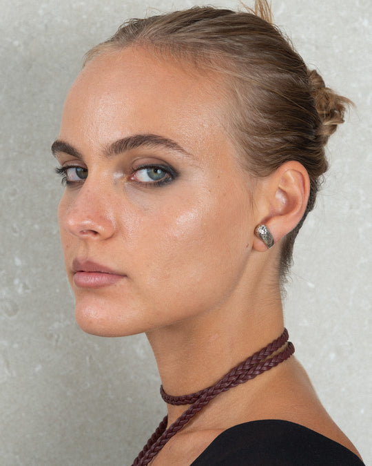 ORB SINGLE STUD SILVER